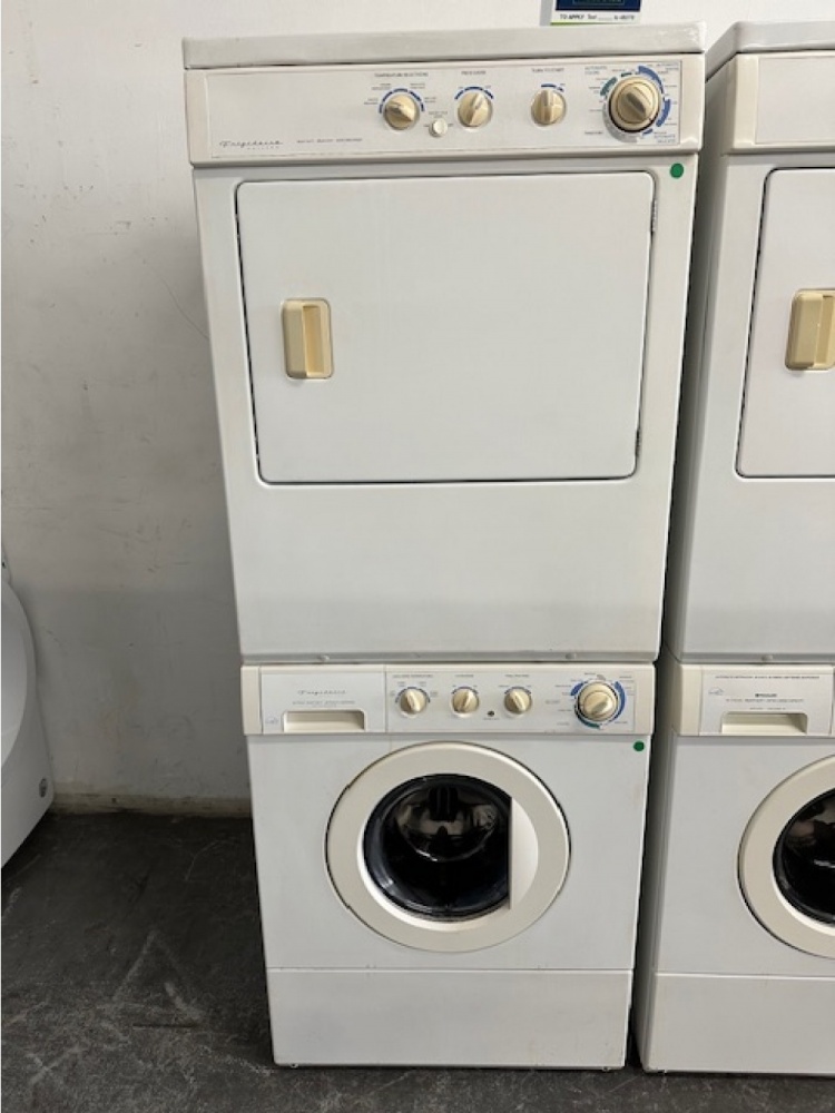 FRIGIDAIRE GALLERY 3.1 CU FT STACKED WASHER AND DRYER Kimo