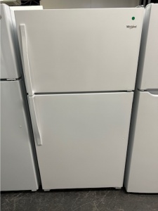 NEW Whirlpool 20.5-cu ft Top-Freezer Refrigerator (White)  Model #WRT311FZDW