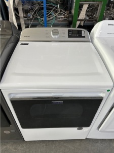 NEW Maytag Smart Capable 7.4-cu ft Hamper DoorSmart Gas Dryer (White)