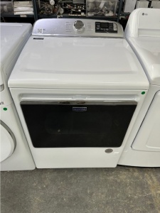 NEW Maytag Smart Capable 7.4-cu ft Hamper DoorSmart Gas Dryer (White)