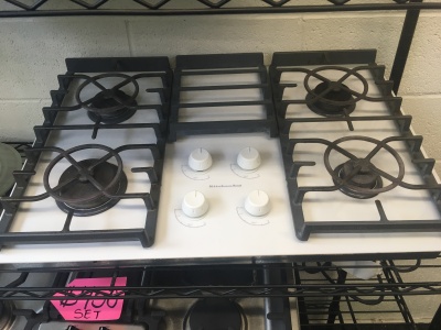KITCHEN AID ARCHITECT WHITE 30" COOKTOP  * OUT OF STOCK*