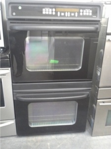 GE BLACK ELECTRIC 220V DOUBLE OVEN *OUT OF STOCK*