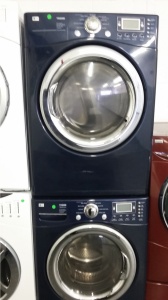 LG TROMM BLUE FRONT LOAD WASHER W/ GAS DRYER SET *OUT OF STOCK*