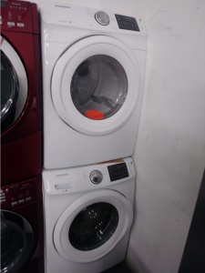 SAMSUNG WHITE FRONT LOAD WASHER W/ 220V DRYER SET *OUT OF STOCK*