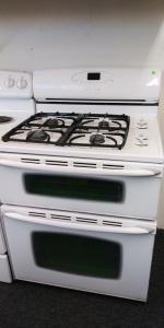 MAYTAG GEMINI 30" WHITE DOUBLE OVEN GAS RANGE  ***OUT OF STOCK***