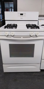 WHIRLPOOL 30" WHITE GAS RANGE ***OUT OF STOCK***