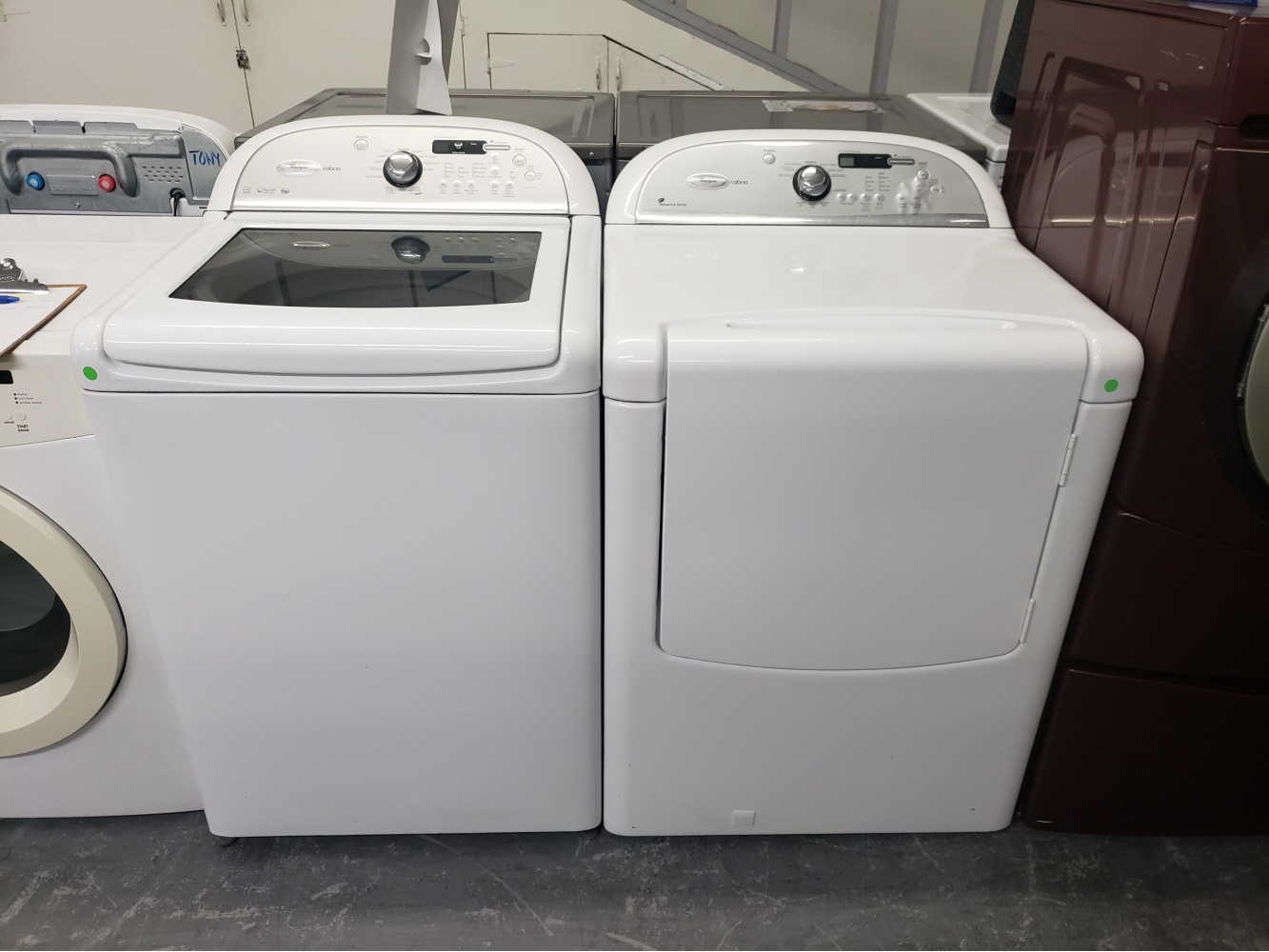 WHIRLPOOL HE TOP LOAD WASHER AND GAS DRYER SET ***OUT OF STOCK*** Kimo's Appliances Van Nuys