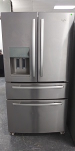WHIRLPOOL 36" STAINLESS STEEL FRENCH 4 DOOR FRIDGE ***OUT OF STOCK***
