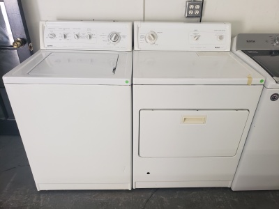 KENMORE WHITE TOP LOAD WASHER W/GAS DRYER SET ***OUT OF STOCK***