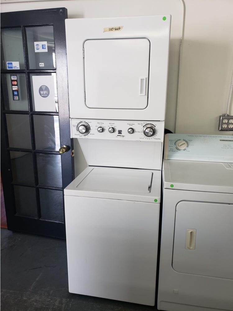 kenmore 110v 24 stackable washer and dryer