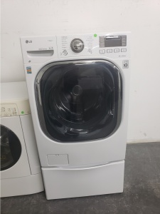 LG ALL IN ONE FRONT LOAD WASHER AND DRYER 110V WITH PEDESTAL ***OUT OF STOCK***