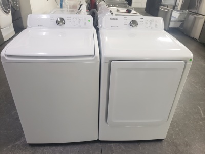 SAMSUNG HE TOP LOADING WASHER AND GAS DRYER SET ***OUT OF STOCK***