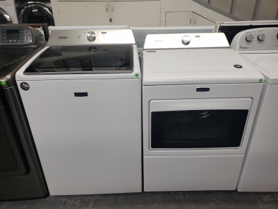 MAYTAG HE TOP LOADING WASHER AND GAS DRYER SET ***OUT OF STOCK***