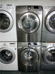 SAMSUNG GREY FL WASHER/DRYER SET ***OUT OF STOCK***