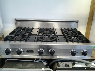 VIKING PROFESSIONAL 42" GAS OPEN BURNER RANGETOP  ***OUT OF STOCK***