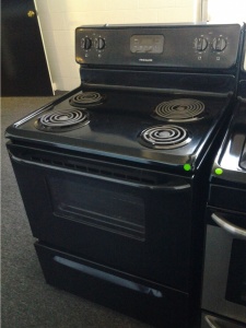 FRIGIDAIRE 30" BLACK ELECTRIC RANGE ***OUT OF STOCK***