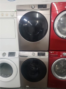 SAMSUNG FRONT LOAD WASHER AND GAS DREYER WITH STEAM 