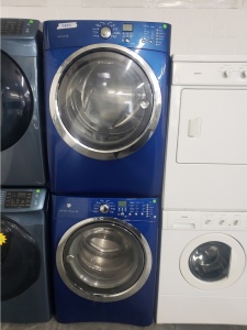 ELECTROLUX BLUE FRONT LOAD WASHER AND ELECTRIC 220 DRYER W/ STEAM ***OUT OF STOCK***