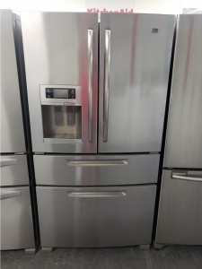 MAYTAG STAINLESS STEEL FRENCH 4 DOOR 36