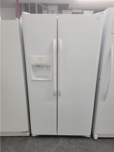 FRIGIDAIRE GLOSSY WHITE SIDE BY SIDE 36
