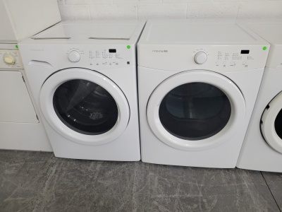 FRIGIDAIRE FRONT LOAD SET WHITE SET ***OUT OF STOCK***