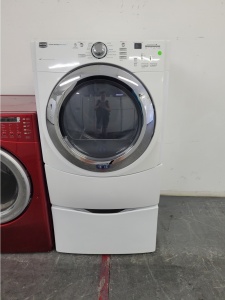 MAYTAG 5000 SERIES GAS DRYER WITH STEAM AND PEDESTAL 