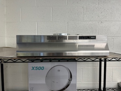 PRE-OWNED Broan-NuTone 30 in. Ductless Under Cabinet Range Hood with Light in Stainles Steel