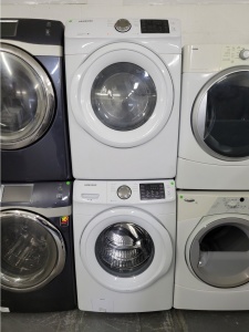 SAMSUNG WHITE FRONT LOAD WASHER AND GAS DRYE SET ***OUT OF STOCK***