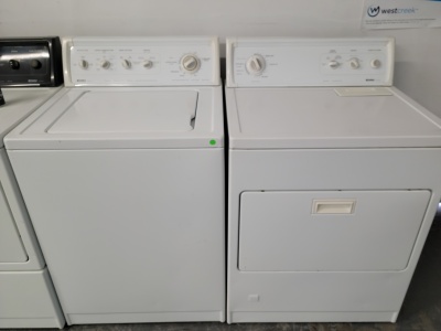 KENMORE 80 SERIES TOP LOAD WASHER AND GAS DRYER SET 