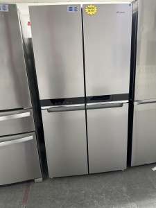 WHIRLPOOL STAINLESS STEEL SIDE BY SIDE 36