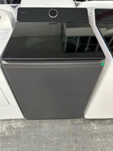 LG 5.5-cu ft High Efficiency Impeller Smart Top-Load Washer (Matte Black) ENERGY STAR