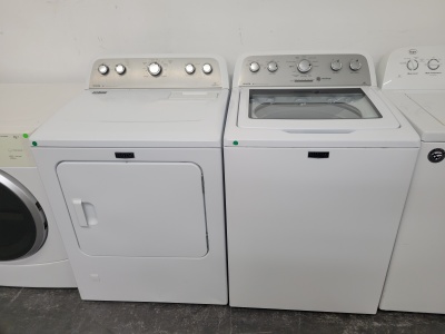 MAYTAG HE TOP LOAD WASHER AND GAS DRYER SET 