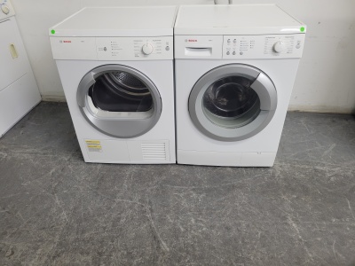 BOSCH FRONT LAOD WASHER AND ELECTRIC DRYER 220V ***OUT OF STOCK***