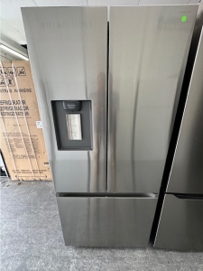 NEW-Samsung 22-cu ft Smart French Door Refrigerator (Fingerprint Resistant Stainless Steel)