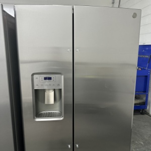GE STAINLESS STEEL SIDE BY SIDE 36