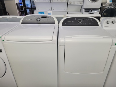 WHIRLPOOL HE TOP LOADING WASHER AND GAS DRYER SET   ***OUT OF STOCK***