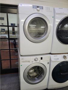 LG FRONT LOAD WASHER AND KENMORE GAS DRYER SET 