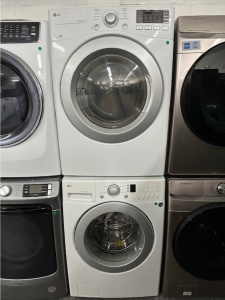 LG FRONT LOAD WASHER AND KENMORE GAS DRYER 