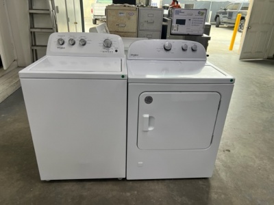 WHIRLPOOL TOP LOAD WASHER AND GAS DRYER SET ***OUT OF STOCK***