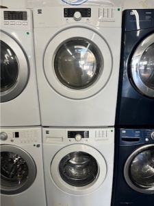 PRE-OWNED KENMORE FRONT LOAD WASHER AND GAS DRYER SET