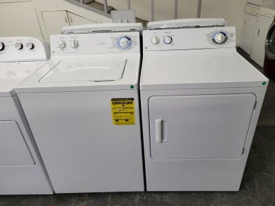 GE TOP LOAD WASHER AND GAS DRYER SET ***OUT OF STOCK***