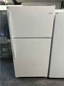 NEW Whirlpool 20.5-cu ft Top-Freezer Refrigerator (White)  Model #WRT311FZDW