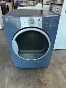 PRE-OWNED STACKABLE KENMORE GAS DRYER (BLUE ) 