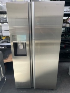 SAMSUNG STAINLESS STEELSIDE BY SIDE COUNTER DEPTH  "36 IN FRIDGE   ****OUT OF STOCK***