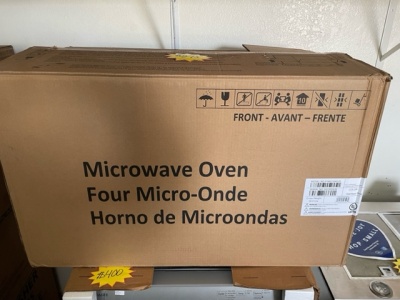 BAND NEW IN BOX FRIGIDAIRE STAINLESS STEEL OVER THE RANGE MICROWAVE