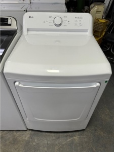 PRE-OWNED SAMSUNG STEAM GAS DRYER STACKABLE WHITE/CHROME