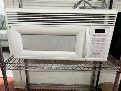 PRE-OWNED WHIRLPOOL OVER THE RANGE MICROWAVE (WHITE)