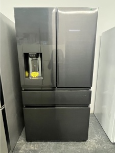36" Samsung French 4-Door Bottom Freezer and Counterdepth Black Stainless