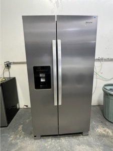 NEW WHIRLPOOL STAINLESS STEEL SIDE BY SIDE 33"