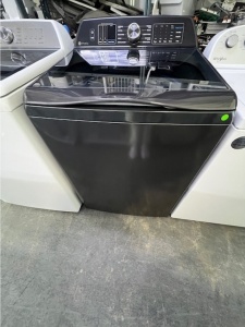 NEW-GE Profile 5.4-cu ft High Efficiency Impeller Smart Top-Load Washer (Diamond Gray) ENERGY STAR 